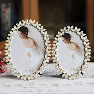 Country Style Pearl Flower Picture Frame