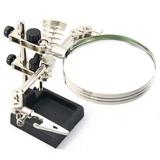 LODESTAR L316248 Helping Third Hand Soldering Stand w/ 2X Magnifying Glass