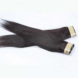 28 Inch 4Pcs Color 1B Grade 4A Peruvian Virgin Straight Human Hair Extension