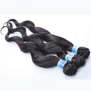 24 Inch 4Pcs Color 1B Grade 4A Indian Virgin Loose Curly Wave Human Hair Extension