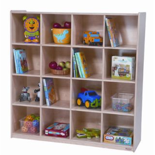 Wood Designs Sixteen Section Cubby Storage 50916