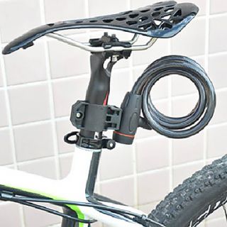 FJQXZ Black Engineer Plastic Steel Anti theft Lock for Bicycle