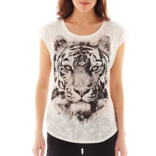 Mng By Mango Bengal Tiger Screen, White