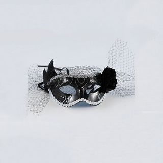 Silk And Tulle Wedding/Party Masks With Feather