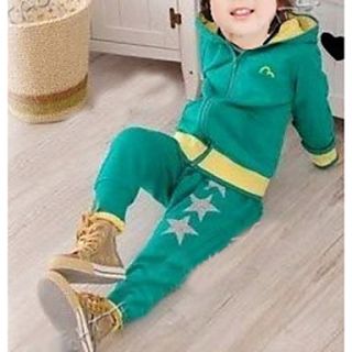 Childrens Star Print Casual Hoodies Clothing Sets