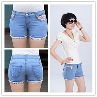 New Arrival DIY Slim Shorts Jeans Women