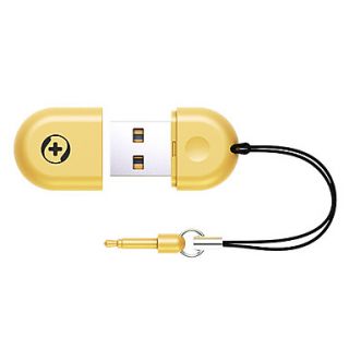 360 Mini Portable Wifi Dongle Wireless Router with Built in PIFA Antennas (Gold)