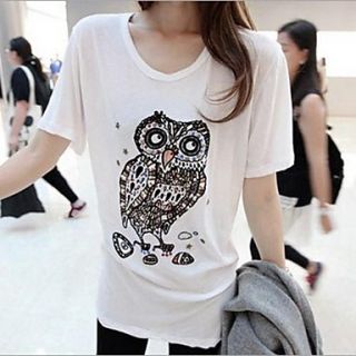 Womens Korean Fashion Large Version T Shirt