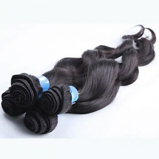 24 24 26 26 1B Grade 4A Indian Virgin Loose Curly Wave Human Hair Extension