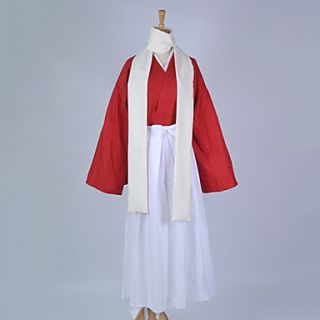 Gintama Okita Sougo Red White Uniform Cloth Cosplay Costume