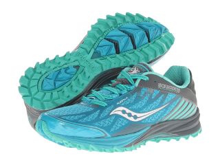 Saucony Peregrine 4 Womens Running Shoes (Blue)