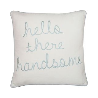 Hello Handsome Decorative Pillow, Harbor