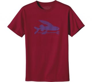 Mens Patagonia Flying Fish T Shirt 51602   Wax Red T Shirts