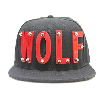 Unisex Fashion Bassball Hat With Alphabet WOLF