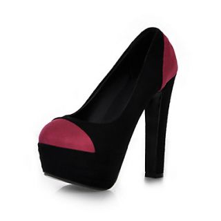 Suede Womens Chunky Heel Platform Pumps/Heels Shoes (More Colors)