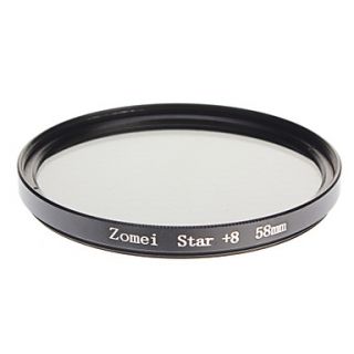 ZOMEI Camera Professional Optical Frame Star8 Filter (58mm)