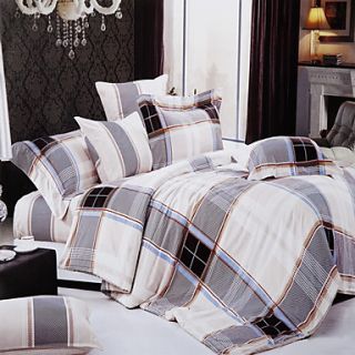 SINUOER Cotton Twill Four Piece Bedclothes Sophia(Screen Color)