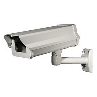 Outdoor Weatherproof Enclosure Heavy Duty Aluminum Security Camera Housing Cable through bracket