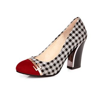 Fabric Womens Chunky Heel Heels Pumps/Heels Shoes (More Colors)