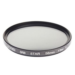 ZOMEI Camera Professional Optical Frame Star6 Filter (58mm)