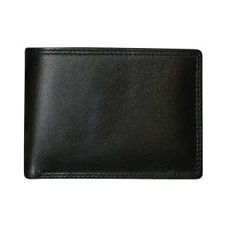 Buxton Emblem Double I.D. Leather Wallet, Mens