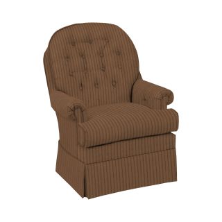 Best Chairs, Inc Button Back Club Swivel Glider, Frost