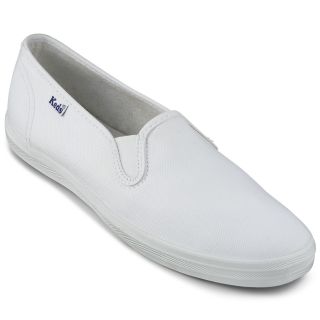Keds Champion Slip On Canvas Shoes, White, Womens
