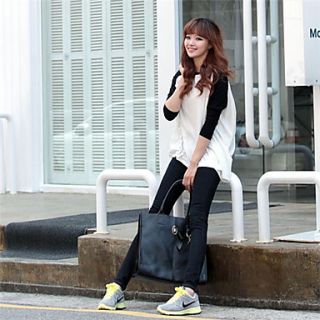 SWEET LADY Womens Korean Style Elastic Force Slim High Waist Pencil Pants(Black)