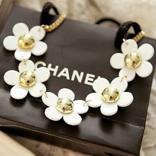 MISS U Womens Elegant Flower Strands Necklace