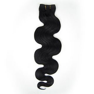 20 Remy Weave Weft Body Wavy Hair Extensions More Dark Colors 100G