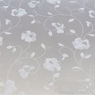 Elegant Artistic Free Style Dreamy Flowers Window Film