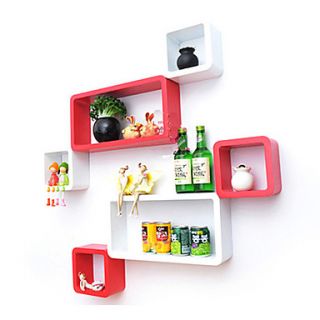 Modern Pure Color Arc Corner Domestic Storaging Shelf