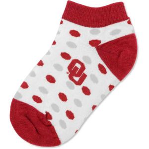 Oklahoma Sooners For Bare Feet NCAA Toddler Dot Sock