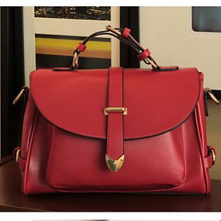 MIQIANLIN Womens Trendy Satchel Bag(Red)