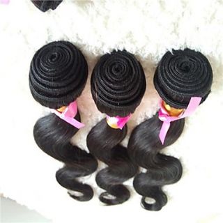 8 Inch Peruvian Body Wave Weft 100% Virgin Remy Human Hair Extensions 3Pcs