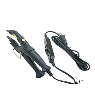Professional Adjustable Hair Extensions Iron Fusion Keratin Heat Connector Wand Iron Black US Plug