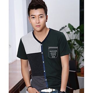 Senyue Mens Korean Cotton Short Sleeve T Shirt