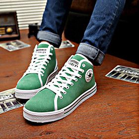 Trend Point Mens Trendy Sneakers(Green)