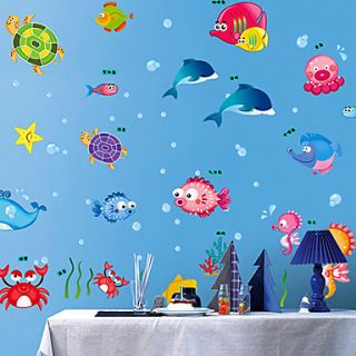 Animal Fish Sea World Wall Stickers