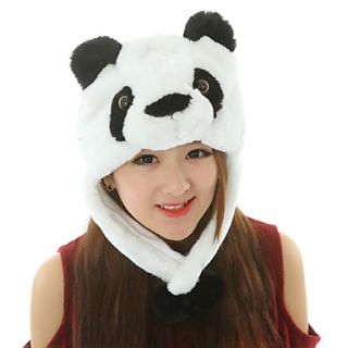 Unisex Cute Panda Warm Fuzzy Kigurumi Aminal Beanie
