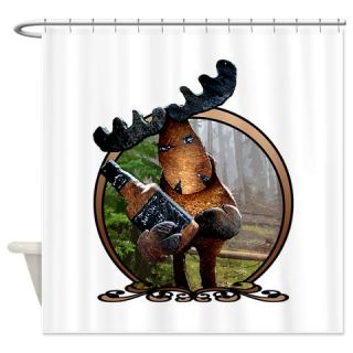 whiskey moose Shower Curtain  Use code FREECART at Checkout