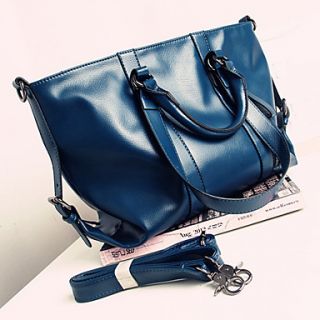 MIQIANLIN Womens Vintage Motorcycle Handbag(Blue)