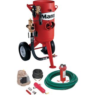 Marco 3.0 Cubic Ft. Abrasive Blasting Machine Package, Model 10POTACKAGE3NT2