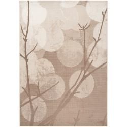 Meticulously Woven Tan Spindalis Abstract Rug (710 X 10)