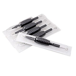 40Pcs 9M1 Disposable Black Sterilized 19mm Grip Tube Tip Needle