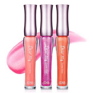 [Etude House] Dear My Crystal Gloss 8 Colors #1 Dazzling Coral