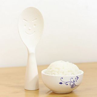 Creative Smiling Face Pattered Rice Spoon, W6.5cm x L20cm x H3.5cm
