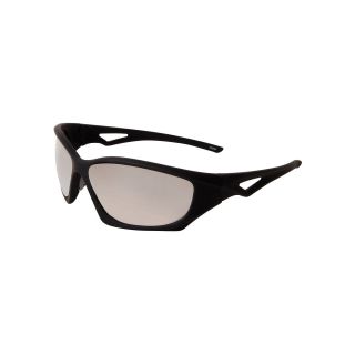Polarized Sport Wrap Sunglasses, Black, Womens
