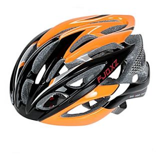 FJQXZ Ultralight 26 Vents PCEPS Orange Cycling Helmet