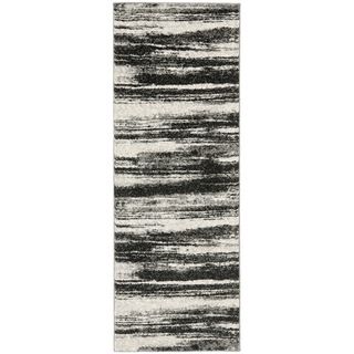 Safavieh Retro Dark Grey/ Light Grey Rug (23 X 9)